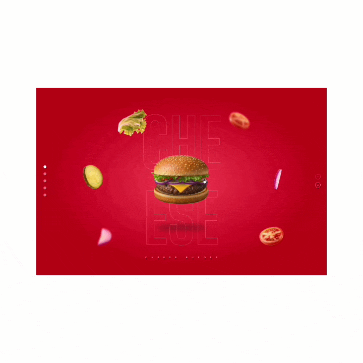 Burger restaurant website